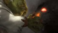 Yoda vs. Dark Yoda in The Clone Wars | Image via Lucasfilm Animation